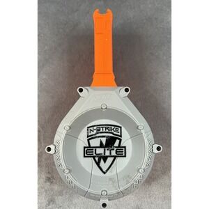 Nerf N-Strike Elite 25 Max Round Ammo Drum Magazine Replacement Dart Clip Orange